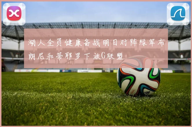 湖人全员健康备战明日对阵绿军布朗尼和蒂耶罗下放G联盟